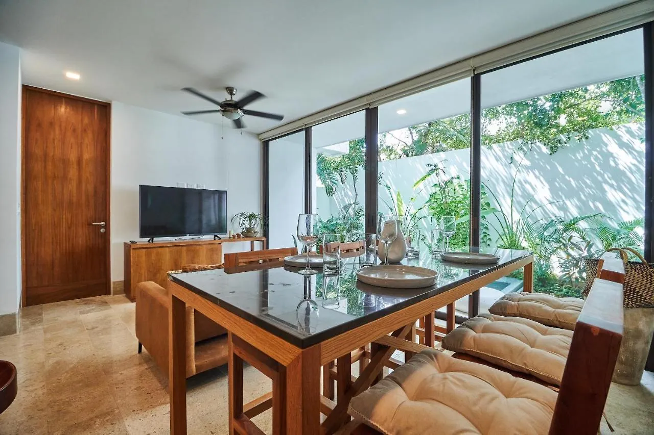 Apartmán Omara 2-Br Pool - Tropical 2-Br Condo With Private Pool + Amenities! Tulum Mexiko
